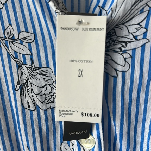 NWT CHELSEA & THEODORE Striped Fit and Flare Floral Maxi Dress - Picture 4 of 9